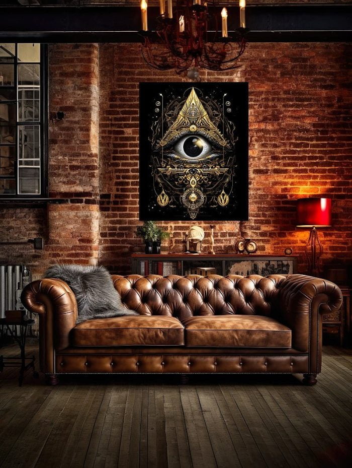 Canvas All Seeing Eye Loft