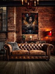 Canvas Chicana with Hat Loft