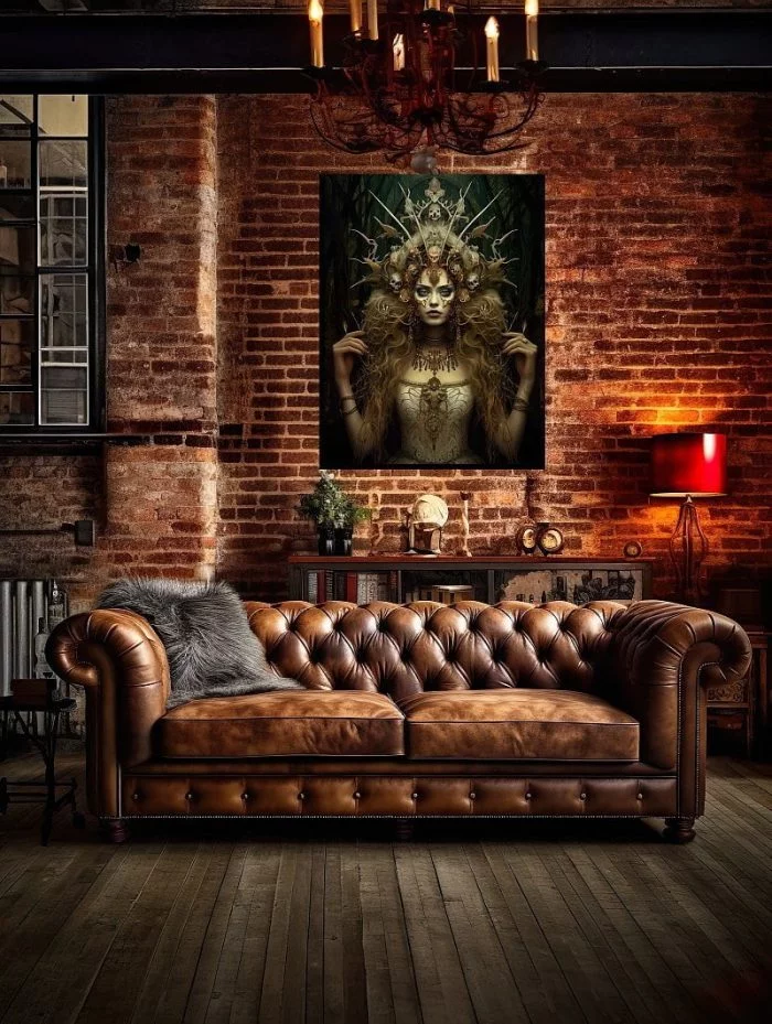 Canvas Queen of the Forest Evil Art Loft