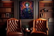 Canvas Joker Suicide Squad Smoker Lounge