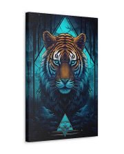 Canvas Blue Ice Lion Front