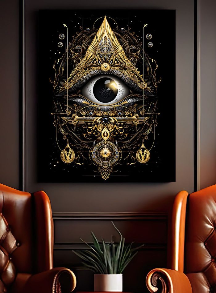 Canvas All Seeing Eye Mancave