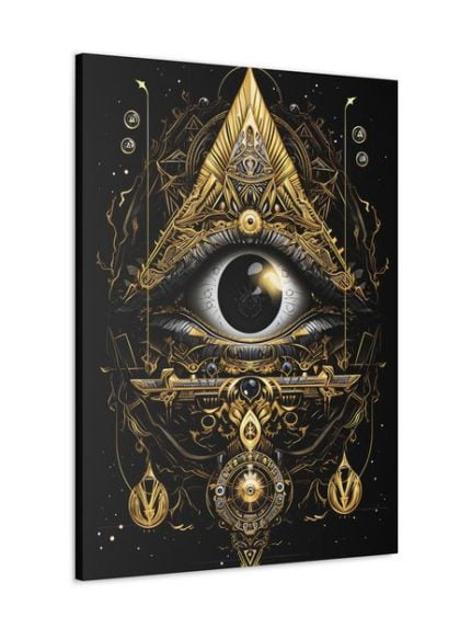 Canvas All Seeing Eye Front