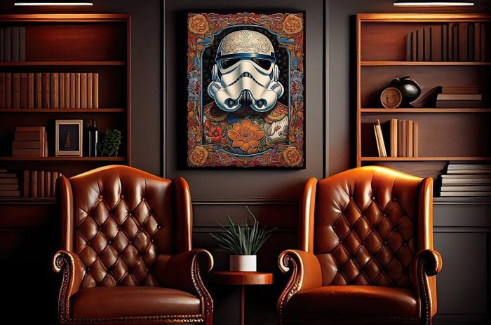 Canvas Floral Stormtrooper Loft