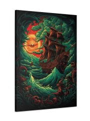 Canvas Pirate Ship Oceanic Chaos Front