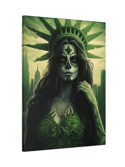 Canvas The Purge Lady Liberty La Catrina Front