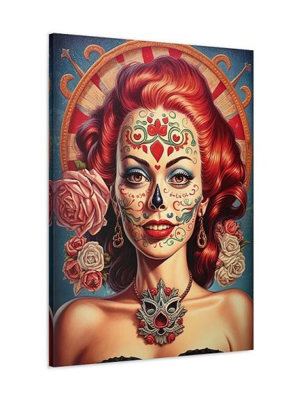 Canvas Marilyn Monroe Sugarskull Front