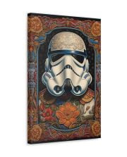 Canvas Floral Stormtroooper 90 CM x 60 CM Front