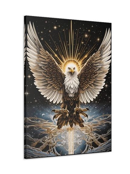 Canvas Majestic Eagle Front