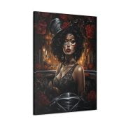 Canvas Chicana with Hat Front