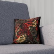 Polka Trash La Catrina Pillow Front