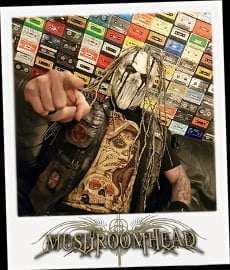 Steve Felton of Mushroomhead wears Barmetal Clothing