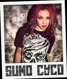 Skye Sweetnam of Sumo Cyco wearing Skull Tee