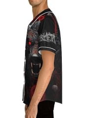 Hellwolf Dark Art Baseball Jersey Left Side