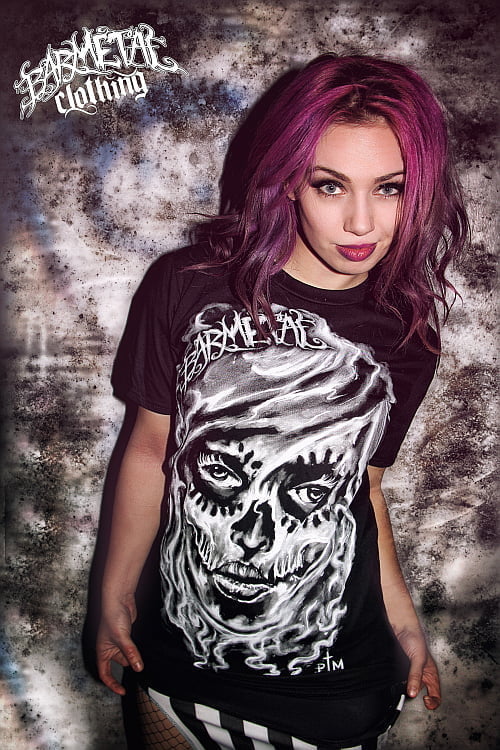 Skye Sweetnam of Sumo Cyco wears Barmetal