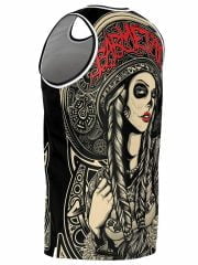 Mexican La Catrina Basketball Tank Right