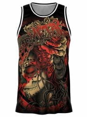 Polka Trash La Catrina Basketball Tank Front