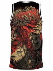 Polka Trash La Catrina Basketball Tank Back
