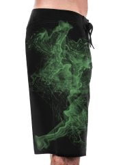 Green Skull Tribe Boardshorts Side