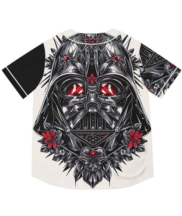 Metallized Darth Vader Baseball Jersey Back