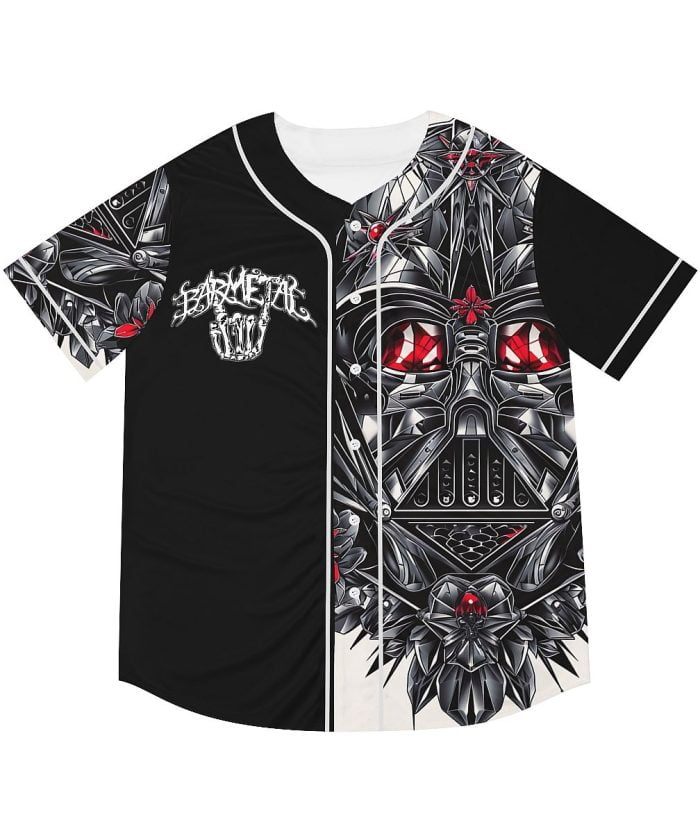 Metallized Darth Vader Baseball Jersey Front