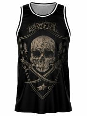 Skulls N' Swords Basketball Tank Front
