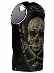 Skulls N' Swords Basketball Tank Left Side
