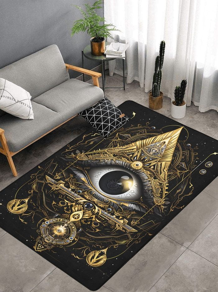 All Seeing Eye Tattoo Art Carpet mancave