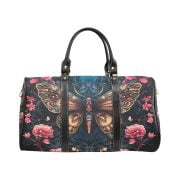 Butterfly and Flower Tattoo Art Travel bag front