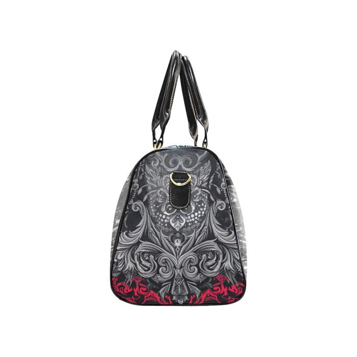 Skull Tattoo Art Travel bag Chicana side