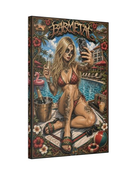 Canvas Gucci Bi*** 90 CM x 60 CM