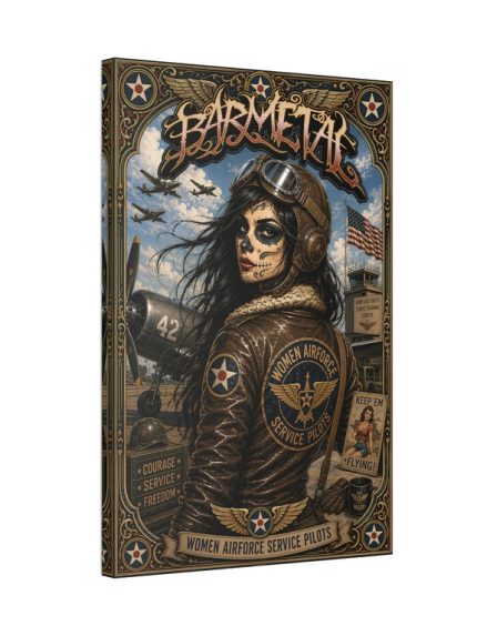 Canvas Women Airforce 90 CM x 60 CM
